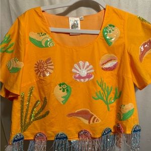 Queen of sparkles top